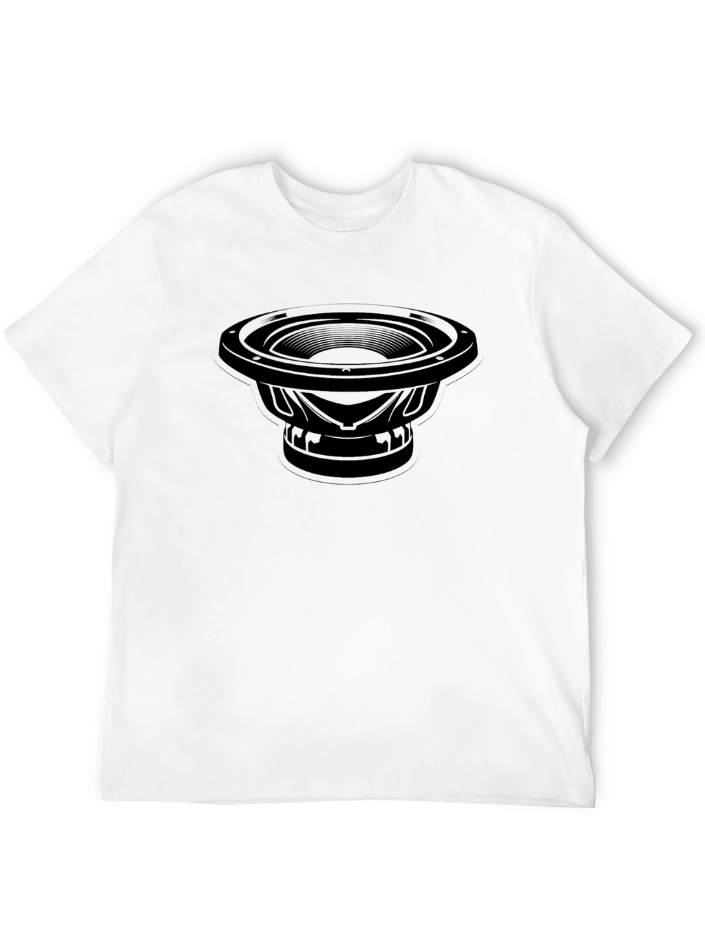 Bass Speaker Graphic T-Shirt - Black Tee
