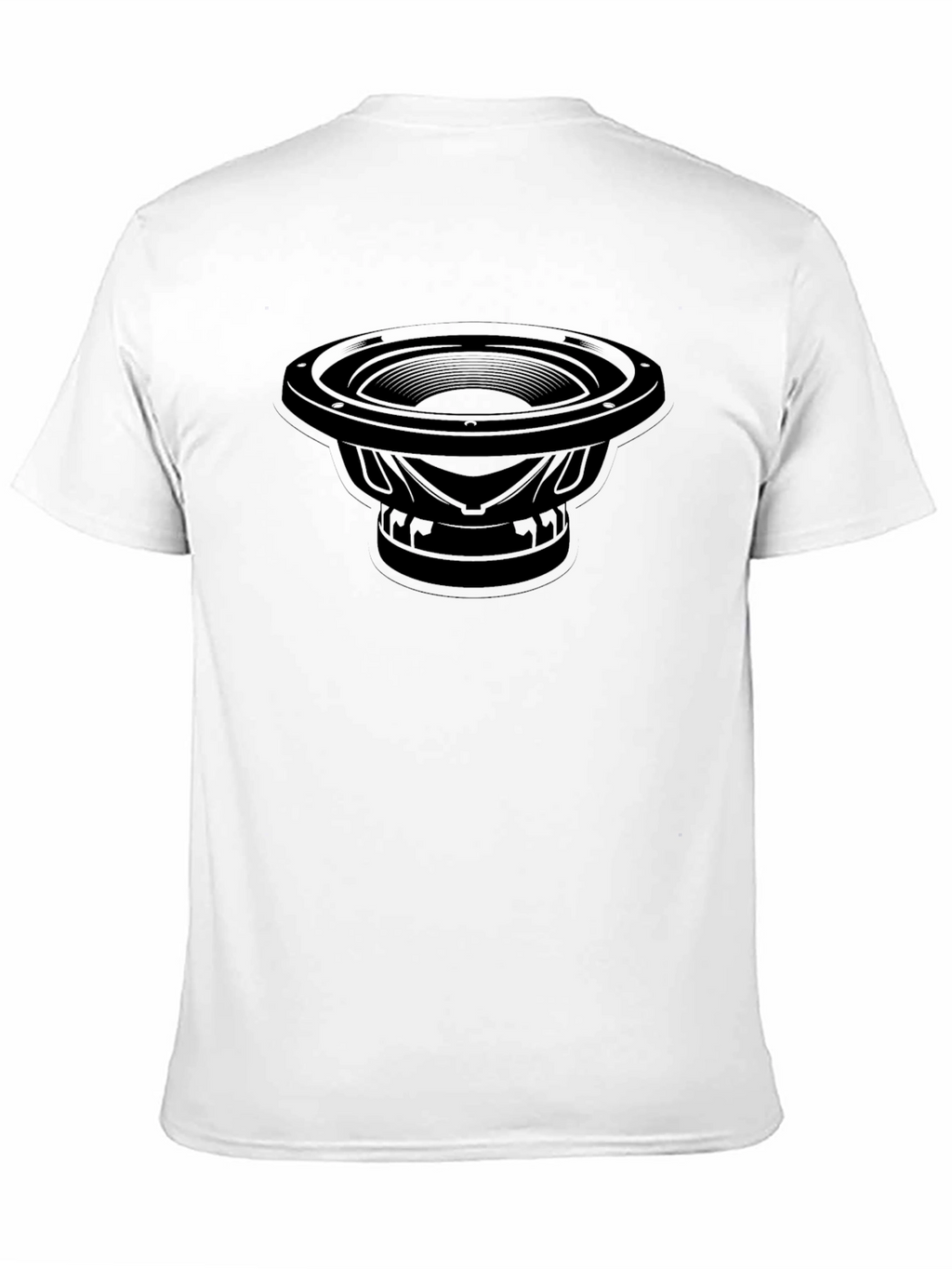 Bass Speaker Graphic T-Shirt - Black Tee