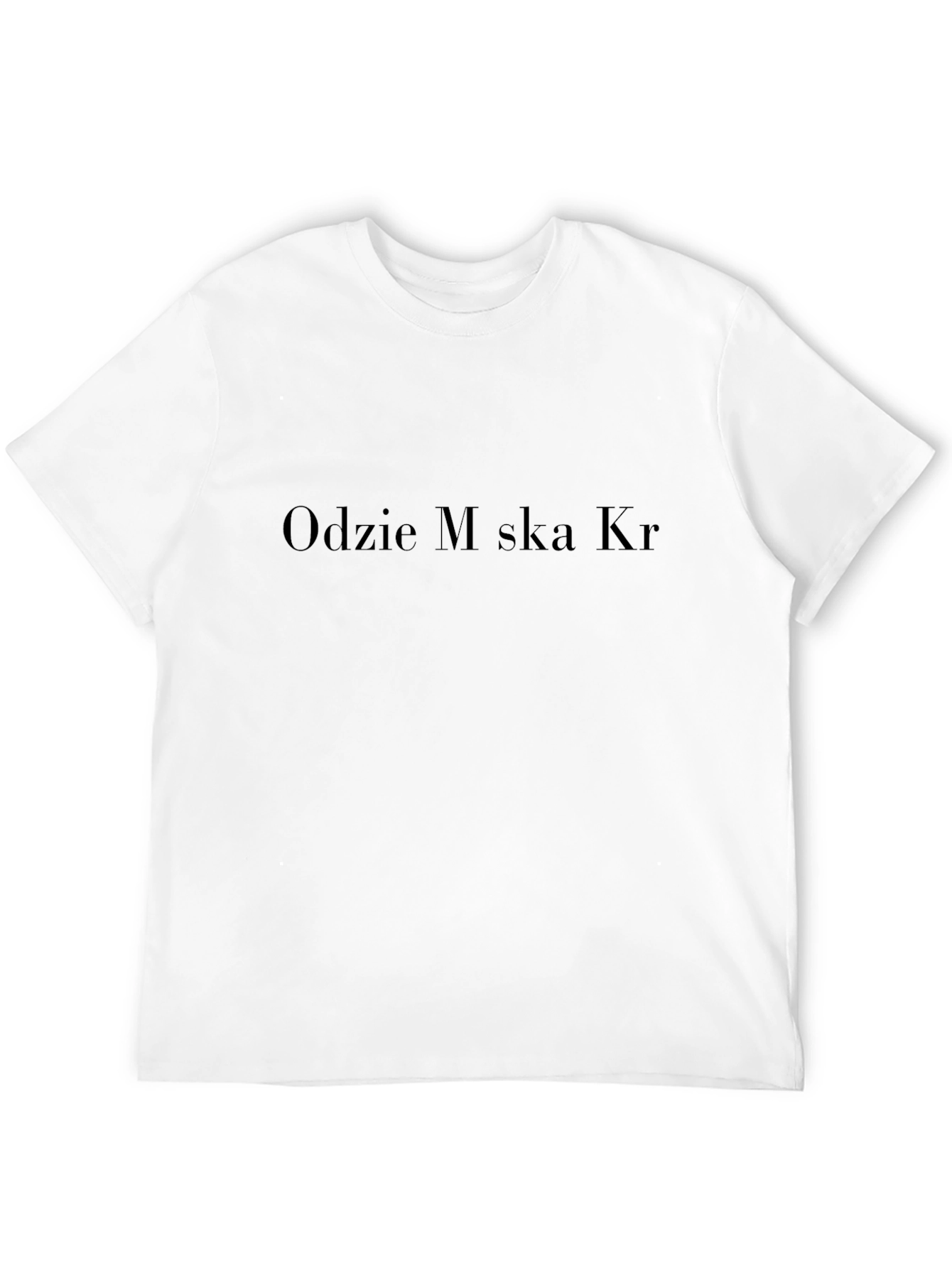 Odzie M ska Kr T-Shirt - Stylish Black Tee