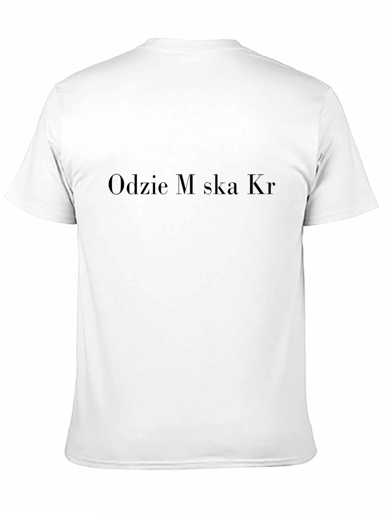 Odzie M ska Kr T-Shirt - Stylish Black Tee