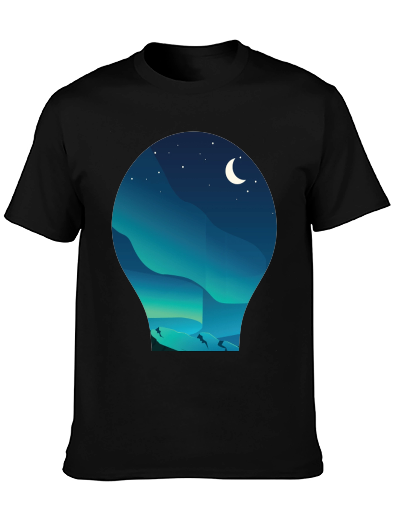 Night Landscape Graphic Tee