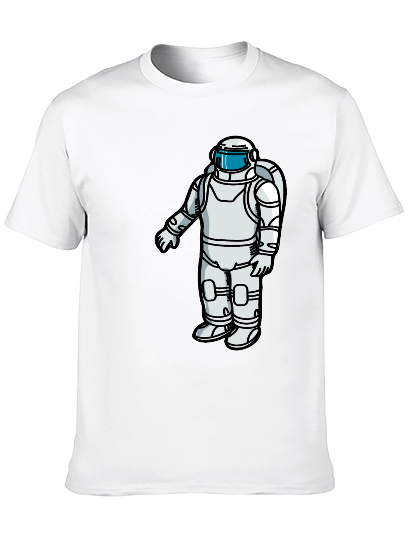Astronaut Graphic Print Tee - Space Explorer T-Shirt