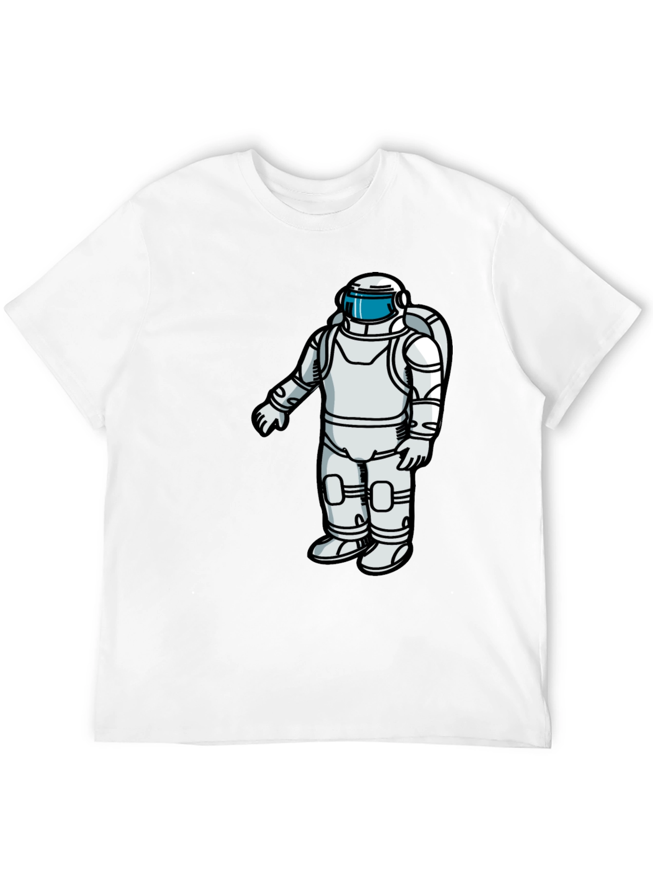 Astronaut Graphic Print Tee - Space Explorer T-Shirt
