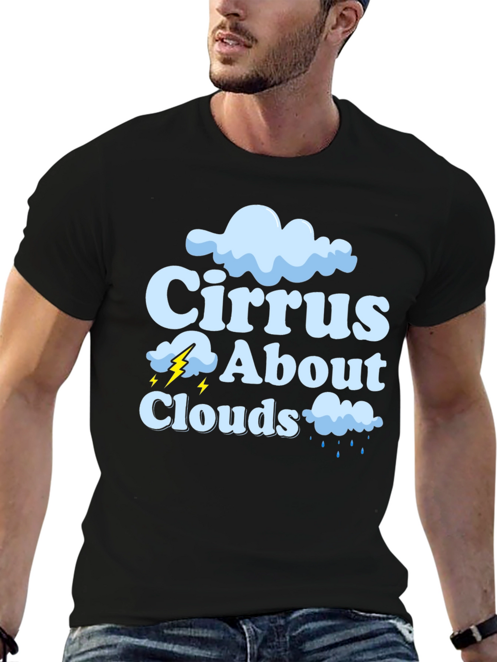 Cirrus About Clouds Graphic T-Shirt