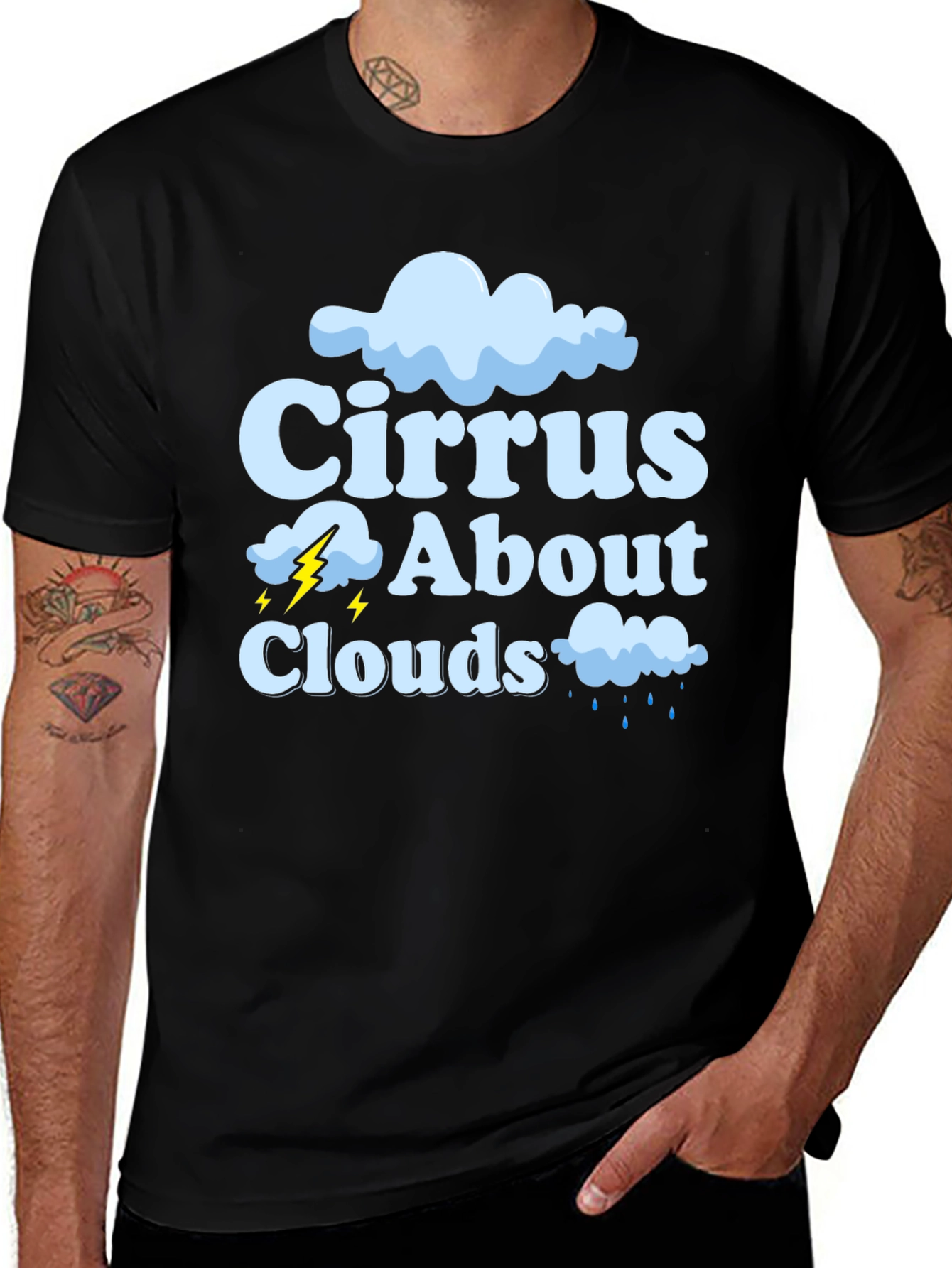 Cirrus About Clouds Graphic T-Shirt