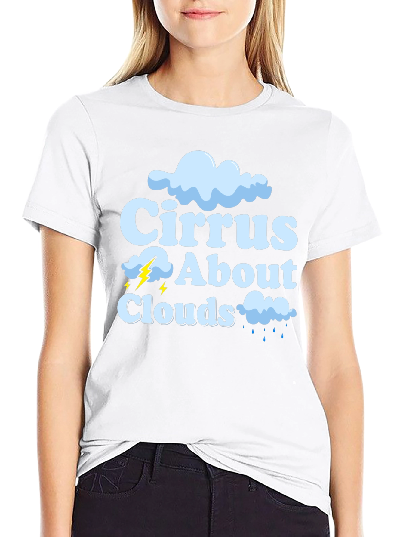 Cirrus About Clouds Graphic T-Shirt