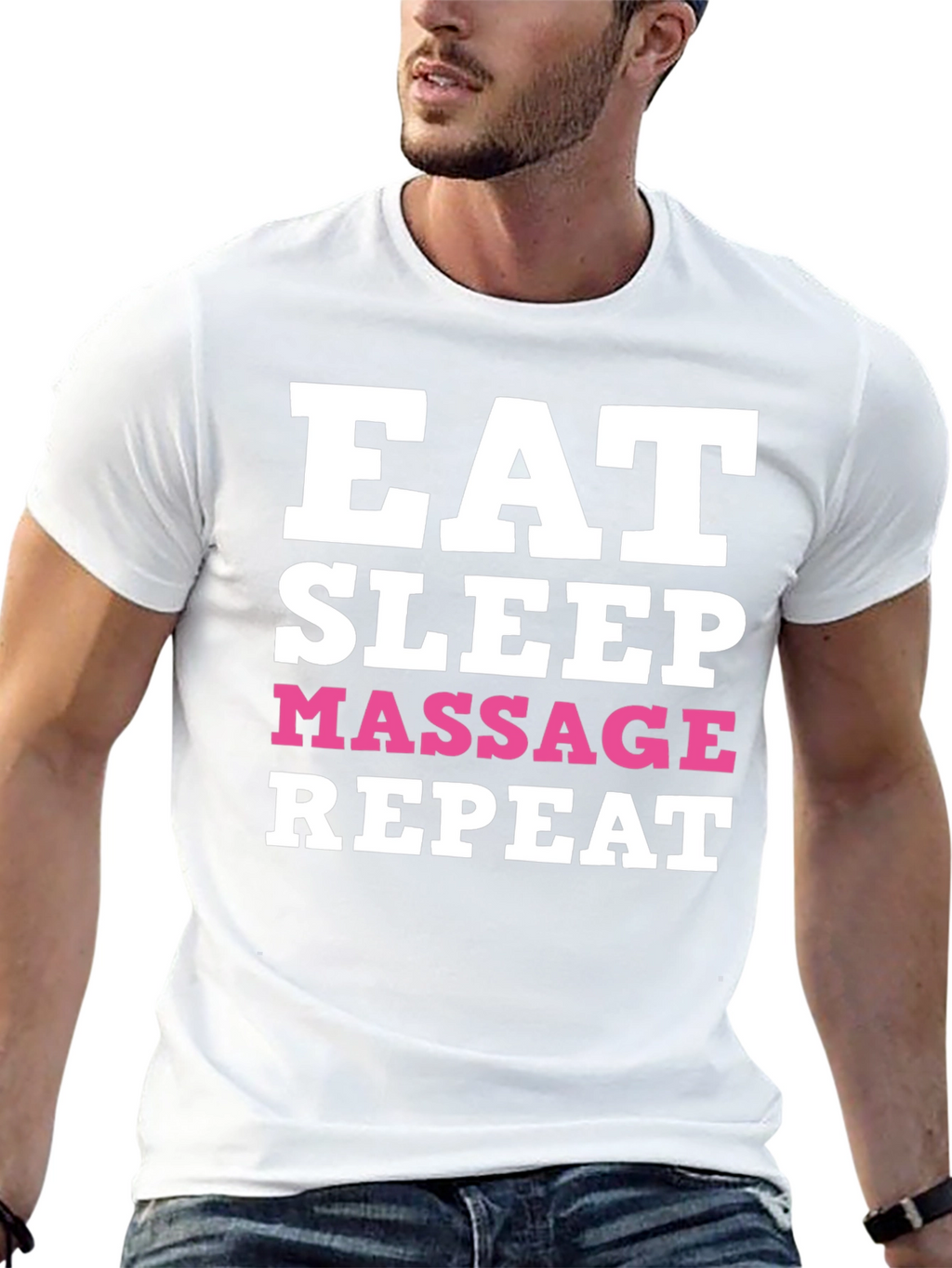 Eat Sleep Massage Repeat T-Shirt