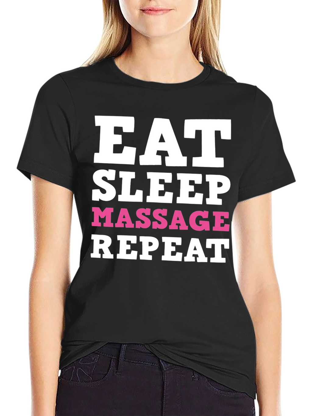 Eat Sleep Massage Repeat T-Shirt