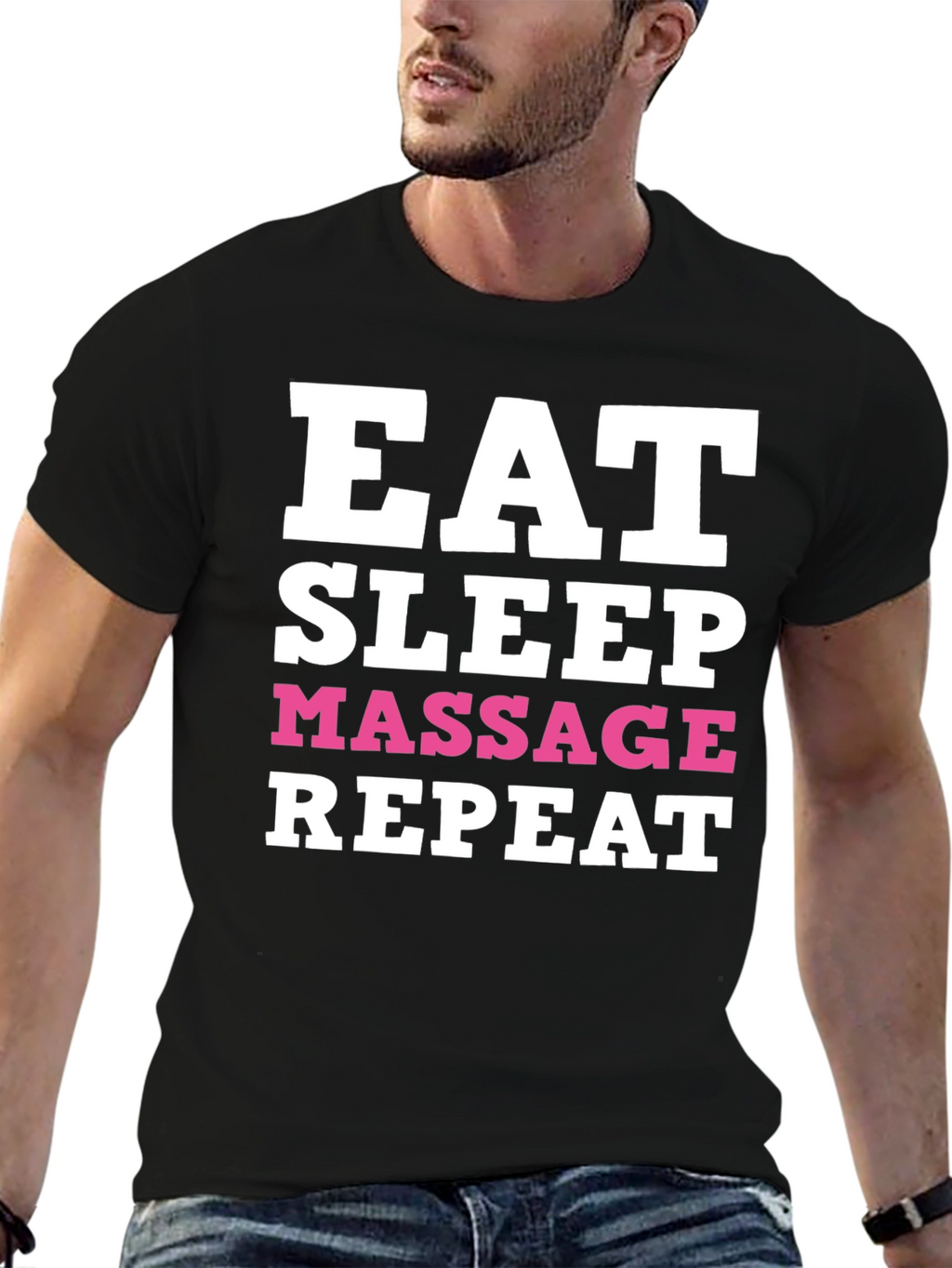 Eat Sleep Massage Repeat T-Shirt