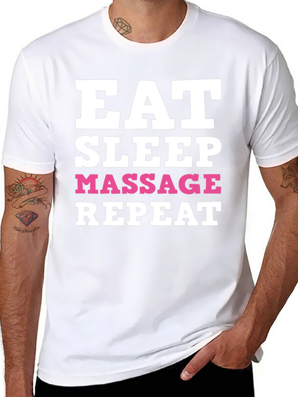 Eat Sleep Massage Repeat T-Shirt