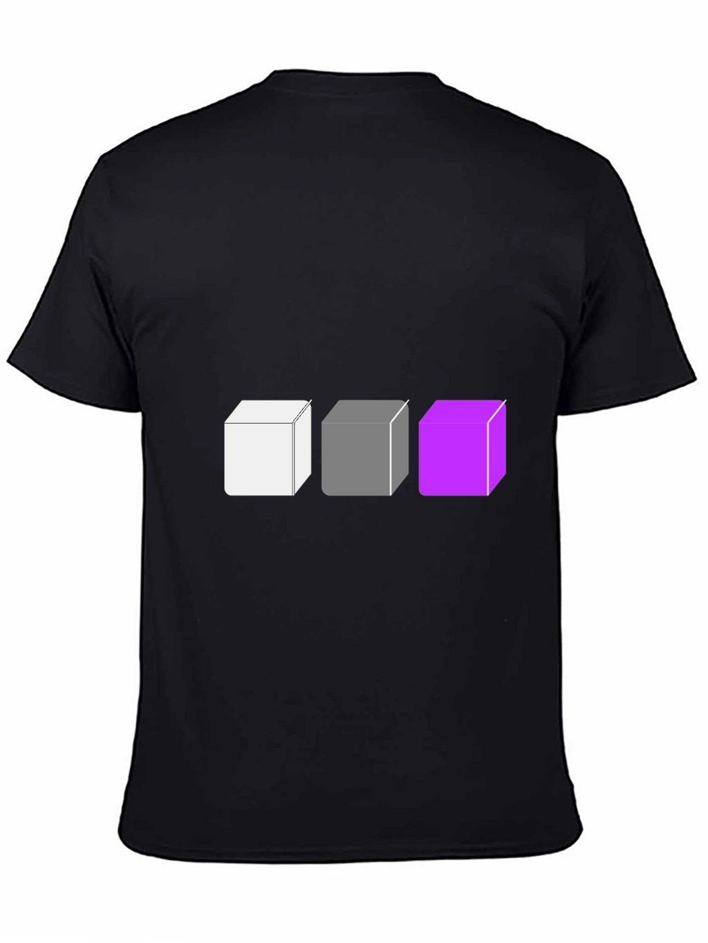 Abstract Cube Graphic Tee - Modern Style