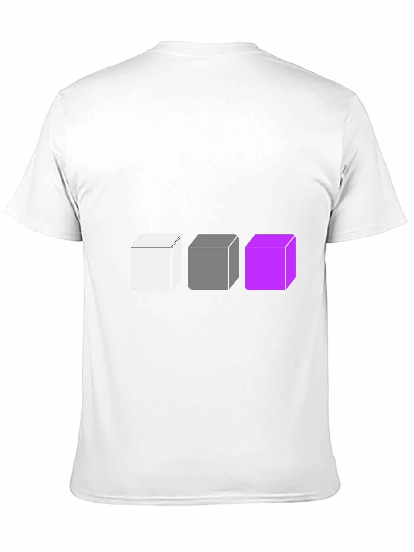 Abstract Cube Graphic Tee - Modern Style