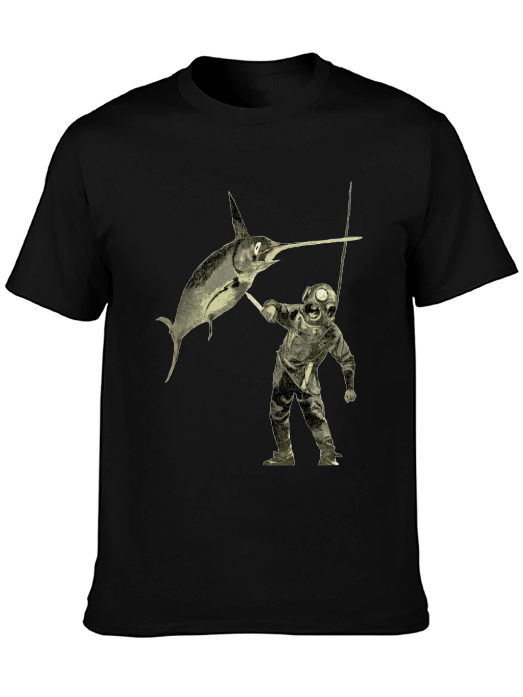 Swordfish Diver Graphic Tee