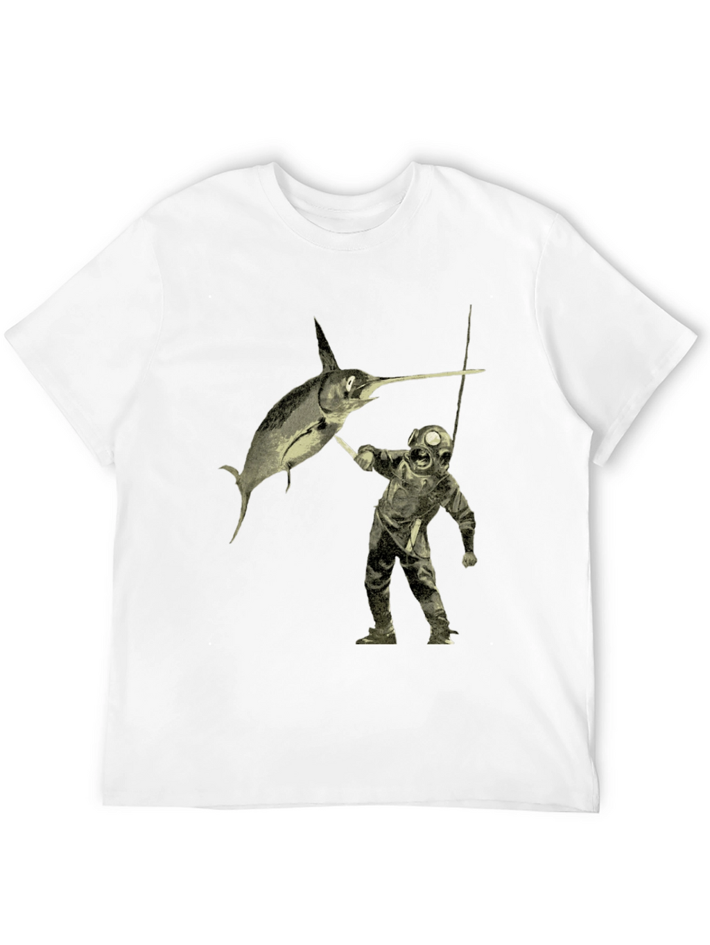 Swordfish Diver Graphic Tee
