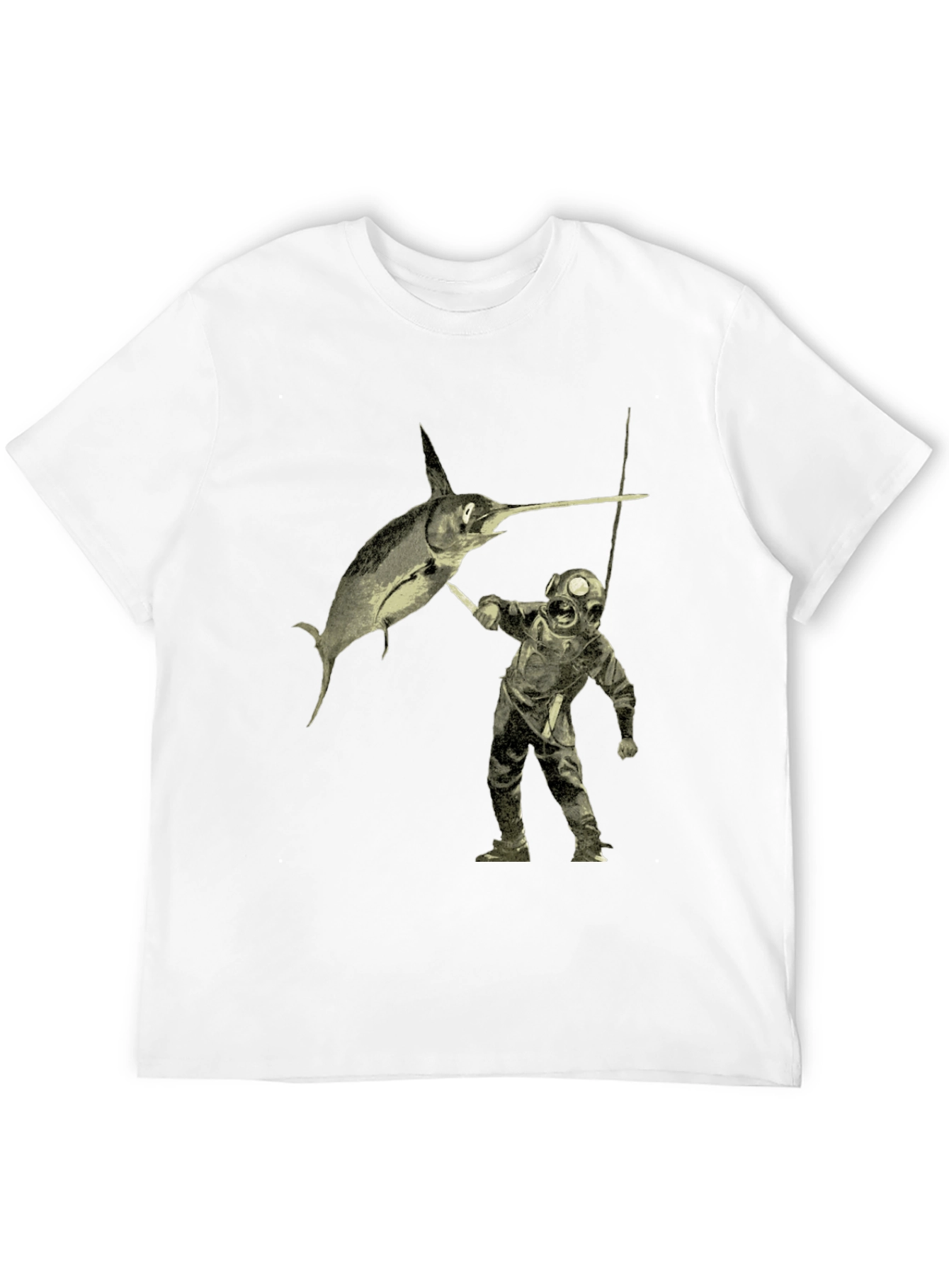 Swordfish Diver Graphic Tee