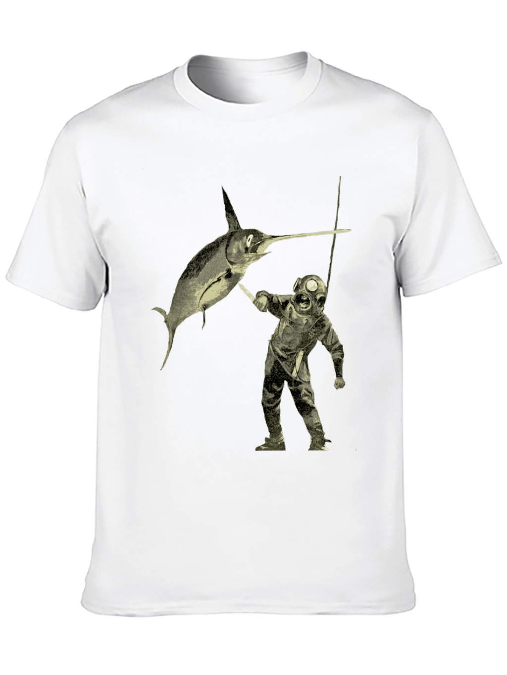 Swordfish Diver Graphic Tee
