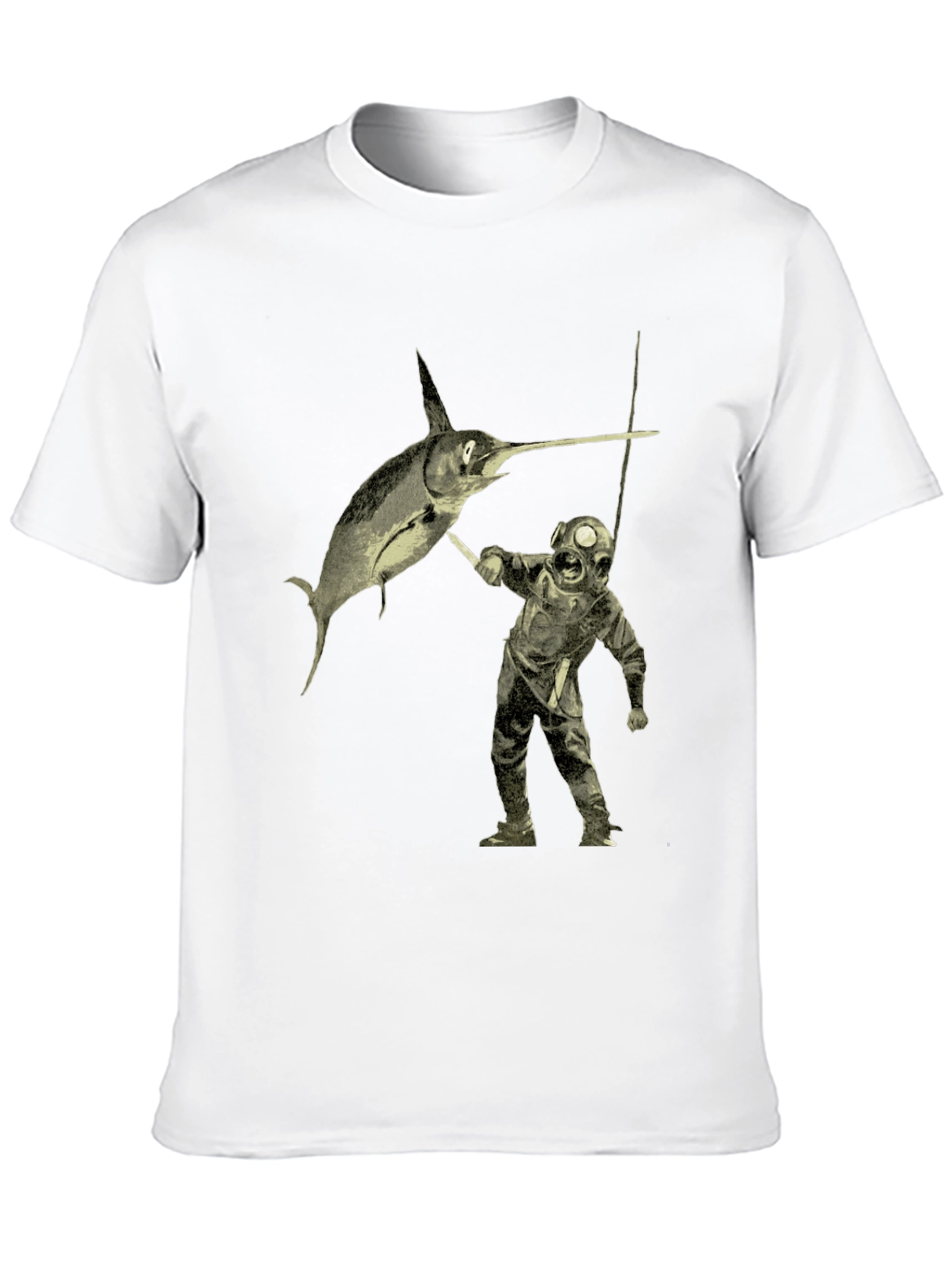 Swordfish Diver Graphic Tee