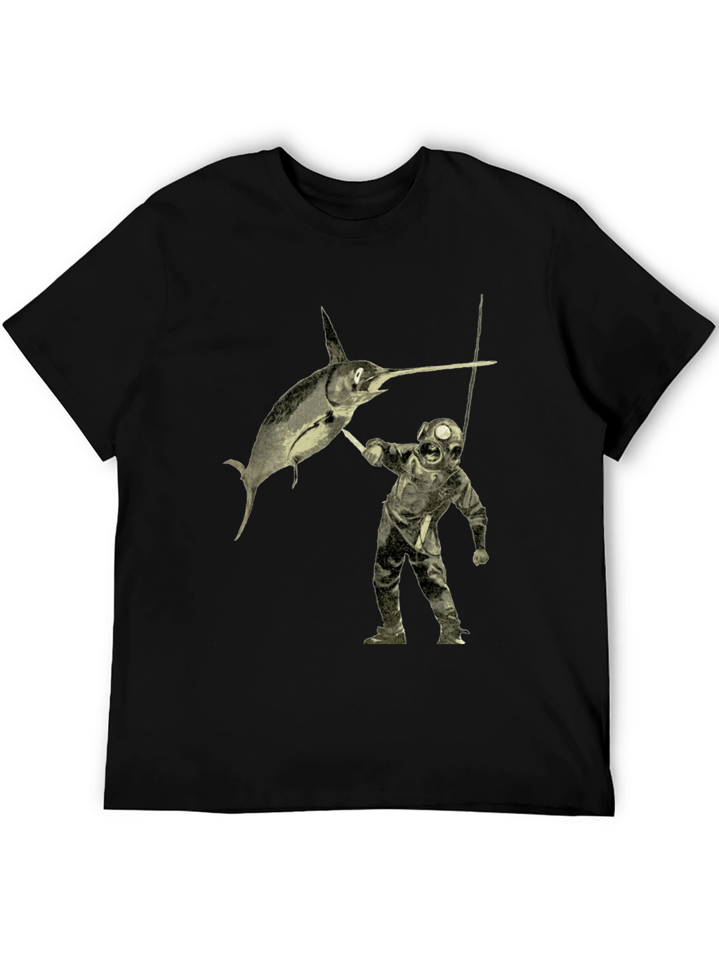 Swordfish Diver Graphic Tee
