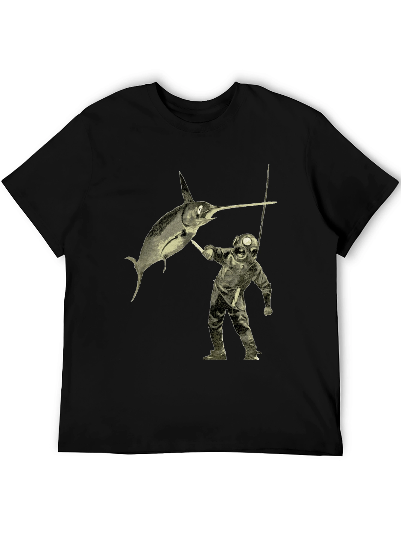 Swordfish Diver Graphic Tee