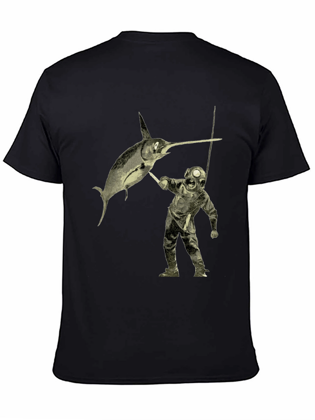 Swordfish Diver Graphic Tee