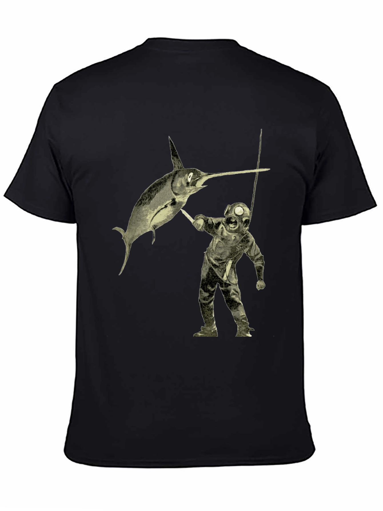 Swordfish Diver Graphic Tee
