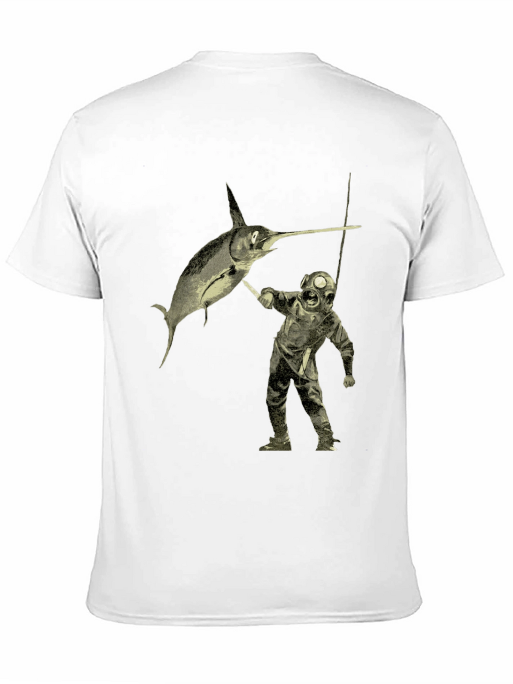 Swordfish Diver Graphic Tee