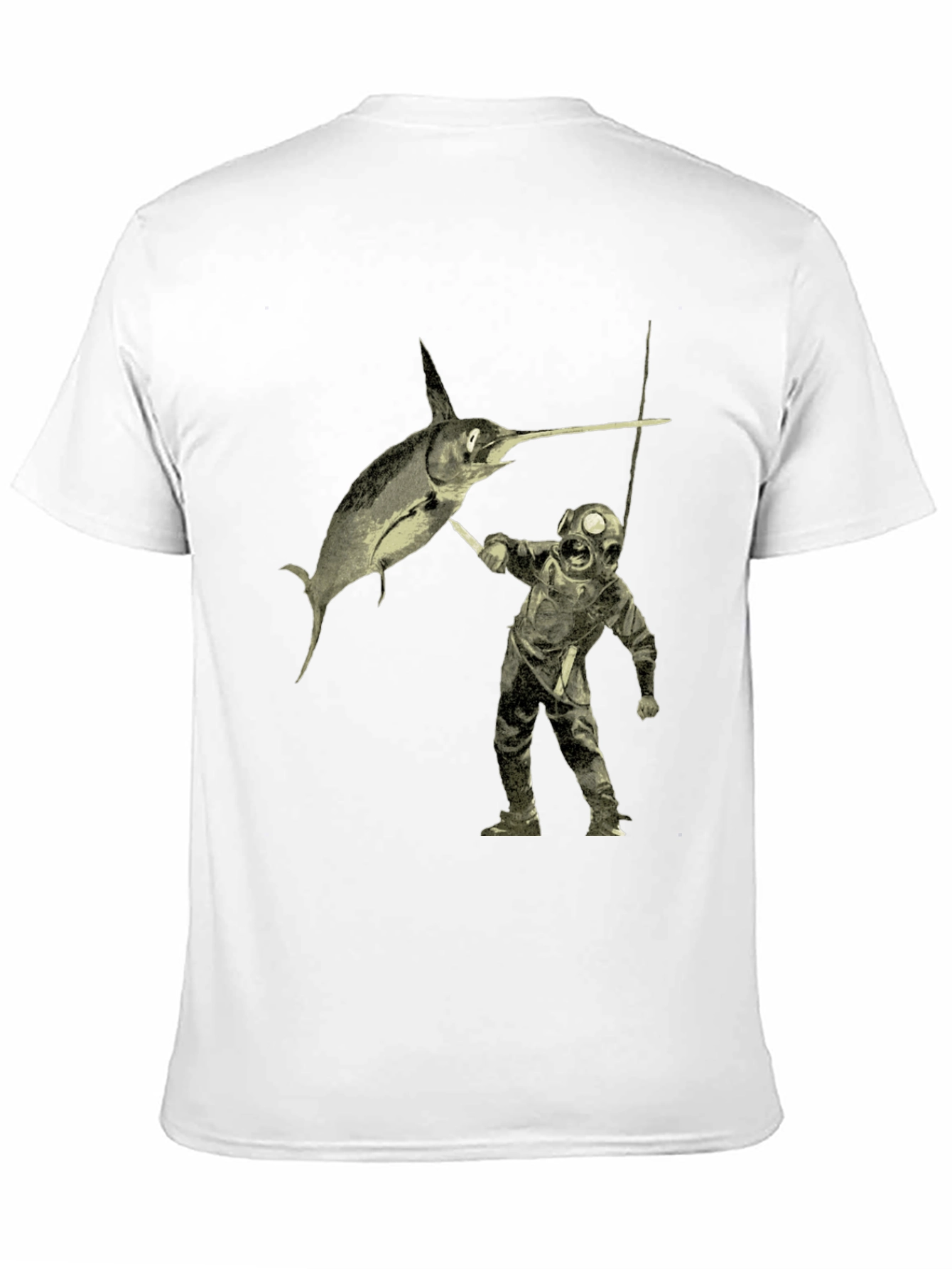 Swordfish Diver Graphic Tee