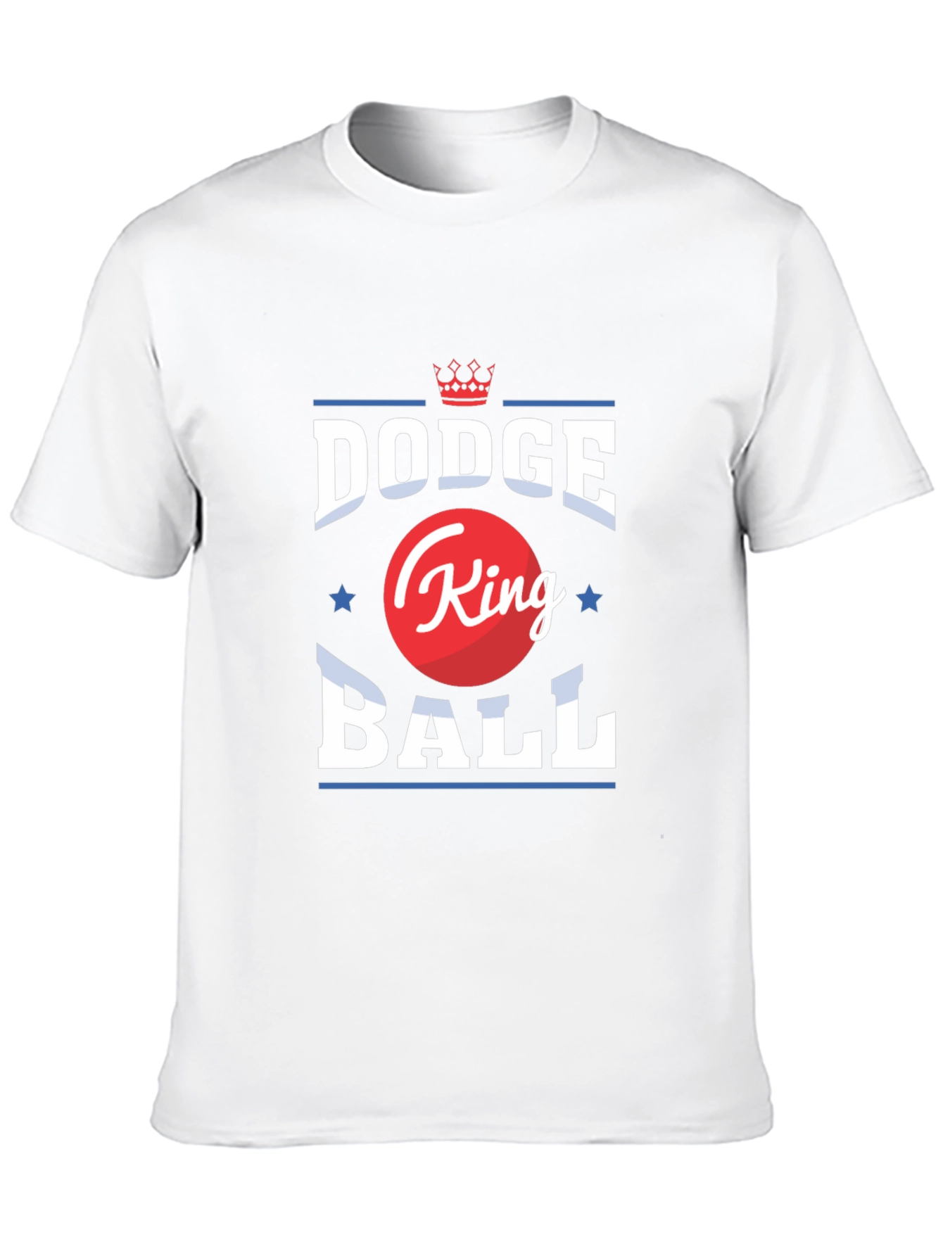 Dodgeball King Graphic T-Shirt - Black