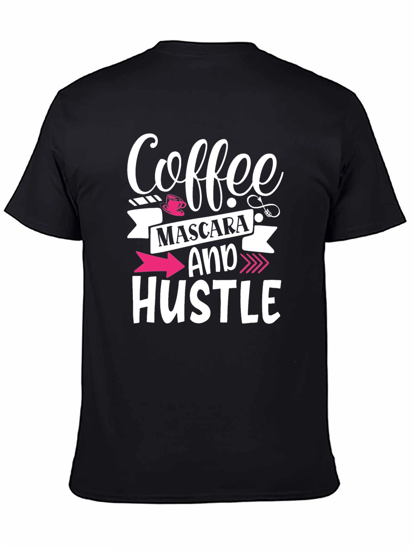 Coffee Mascara and Hustle Graphic Tee