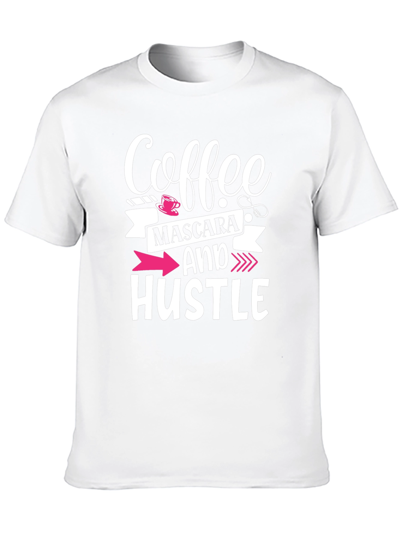 Coffee Mascara and Hustle Graphic Tee