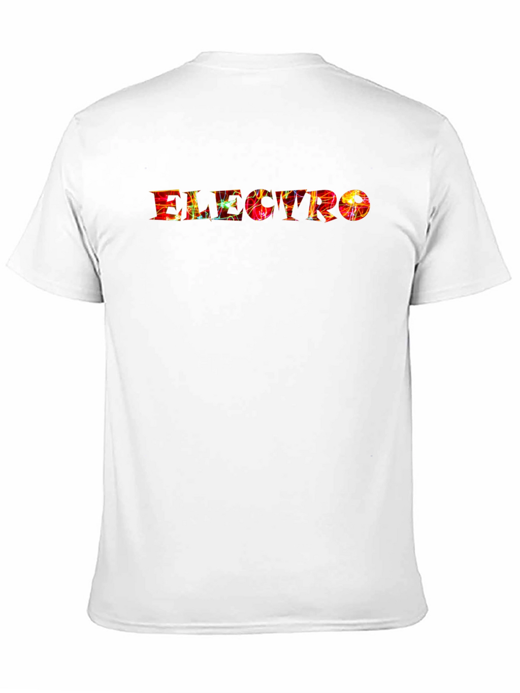 Electro Graphic Print Black T-Shirt