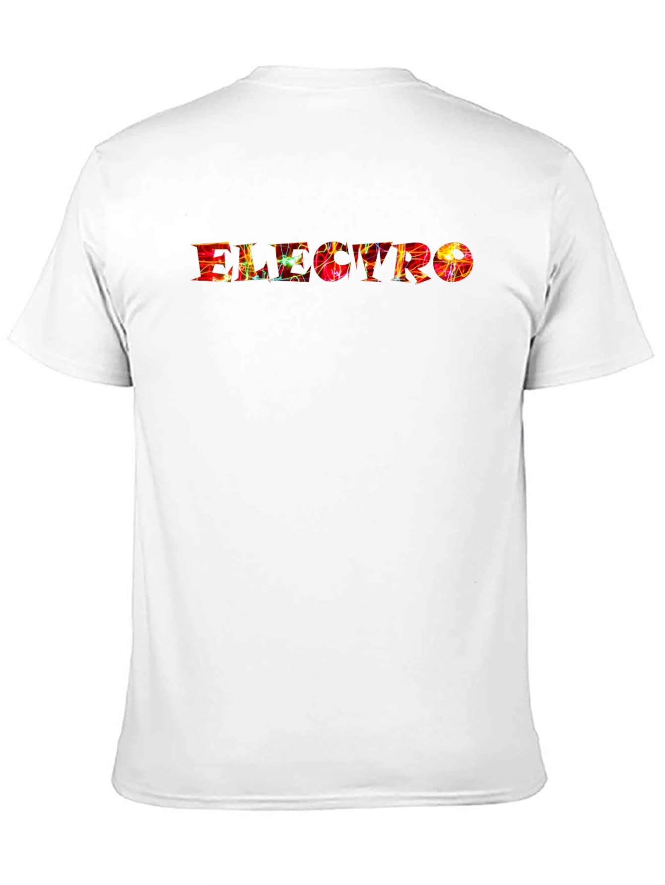 Electro Graphic Print Black T-Shirt