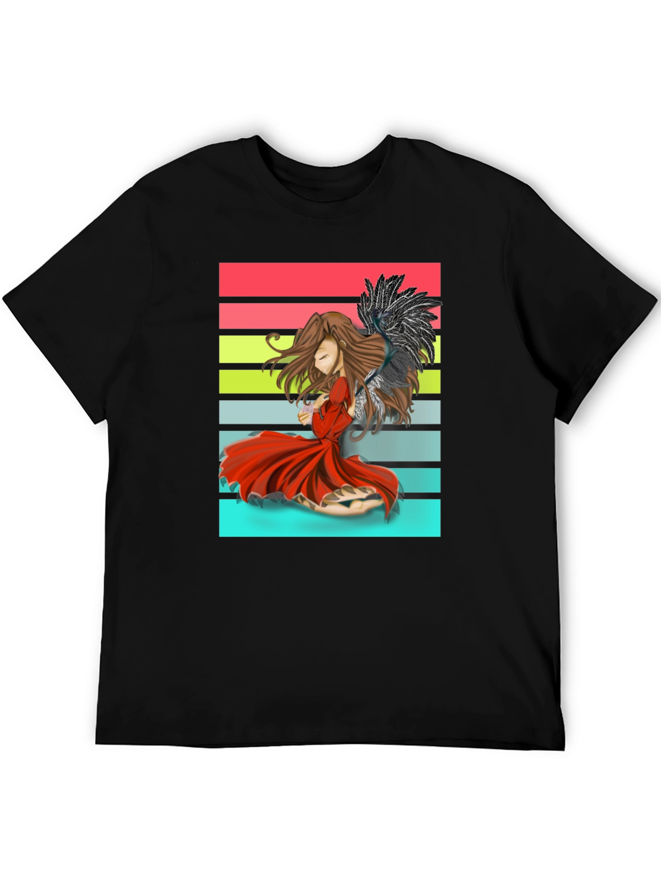 Anime Angel T-Shirt - Retro Style