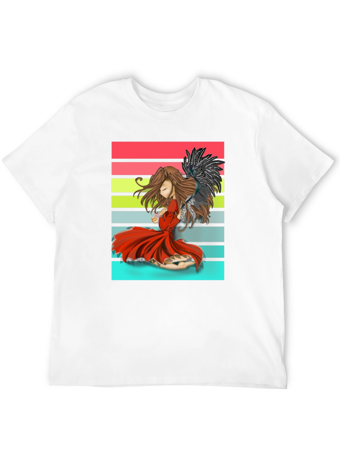 Anime Angel T-Shirt - Retro Style