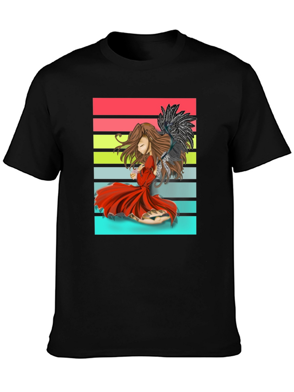 Anime Angel T-Shirt - Retro Style