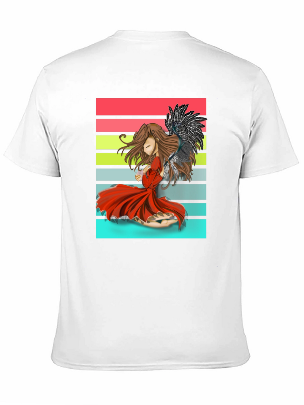 Anime Angel T-Shirt - Retro Style
