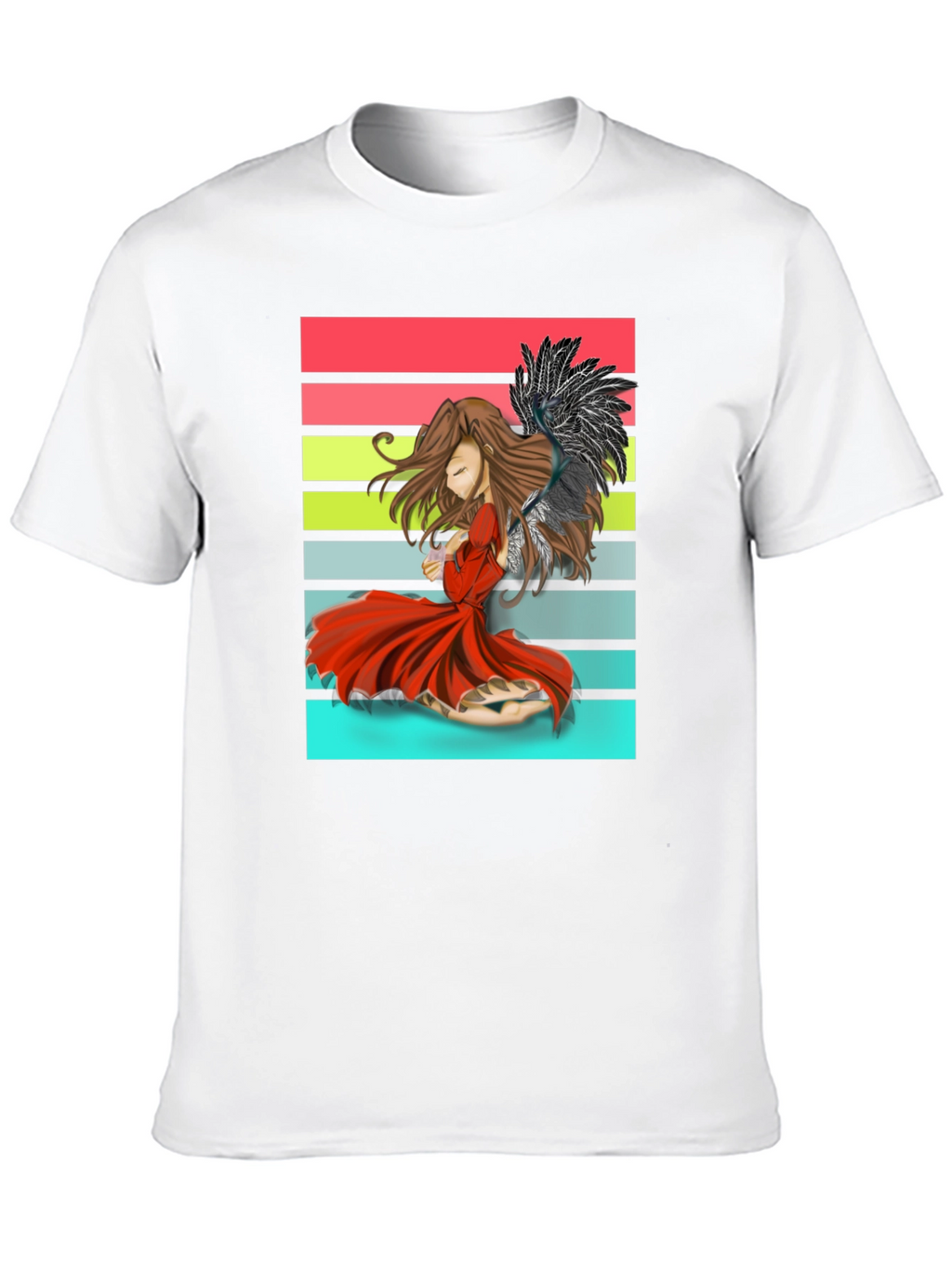 Anime Angel T-Shirt - Retro Style