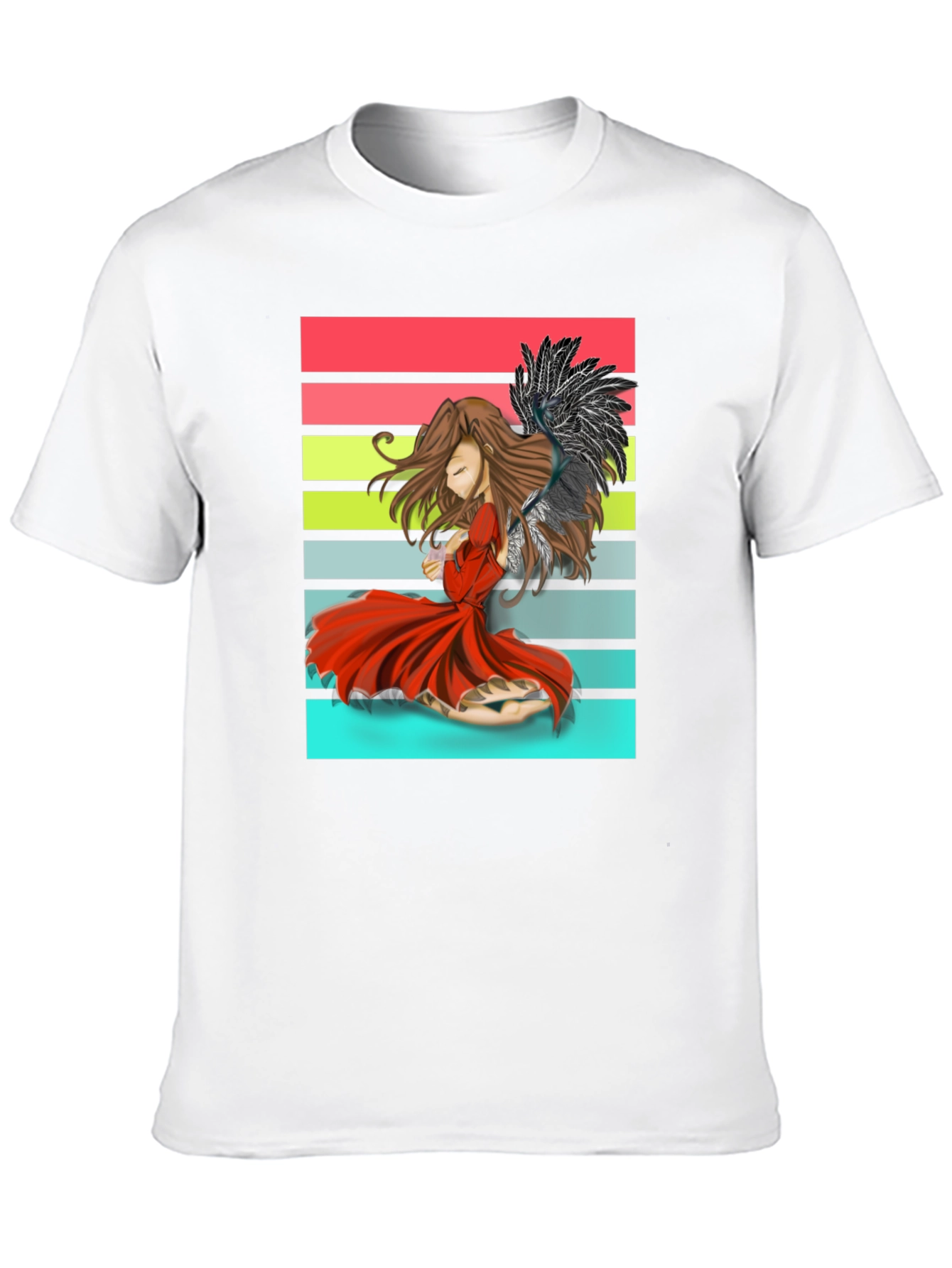 Anime Angel T-Shirt - Retro Style