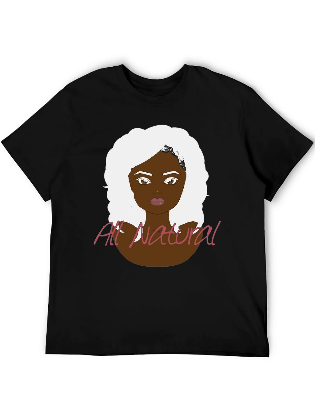 All Natural Woman Graphic Tee - Black