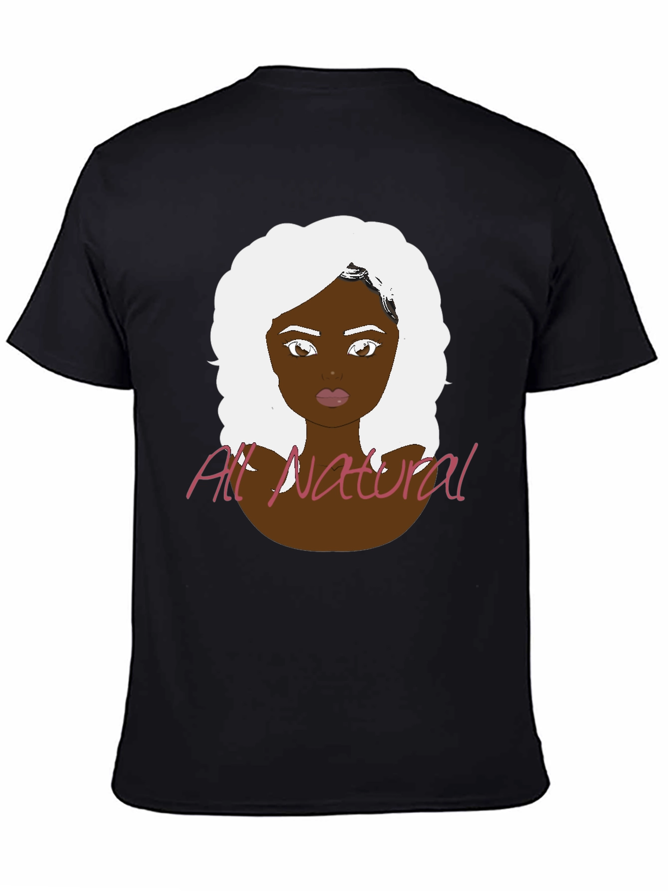 All Natural Woman Graphic Tee - Black