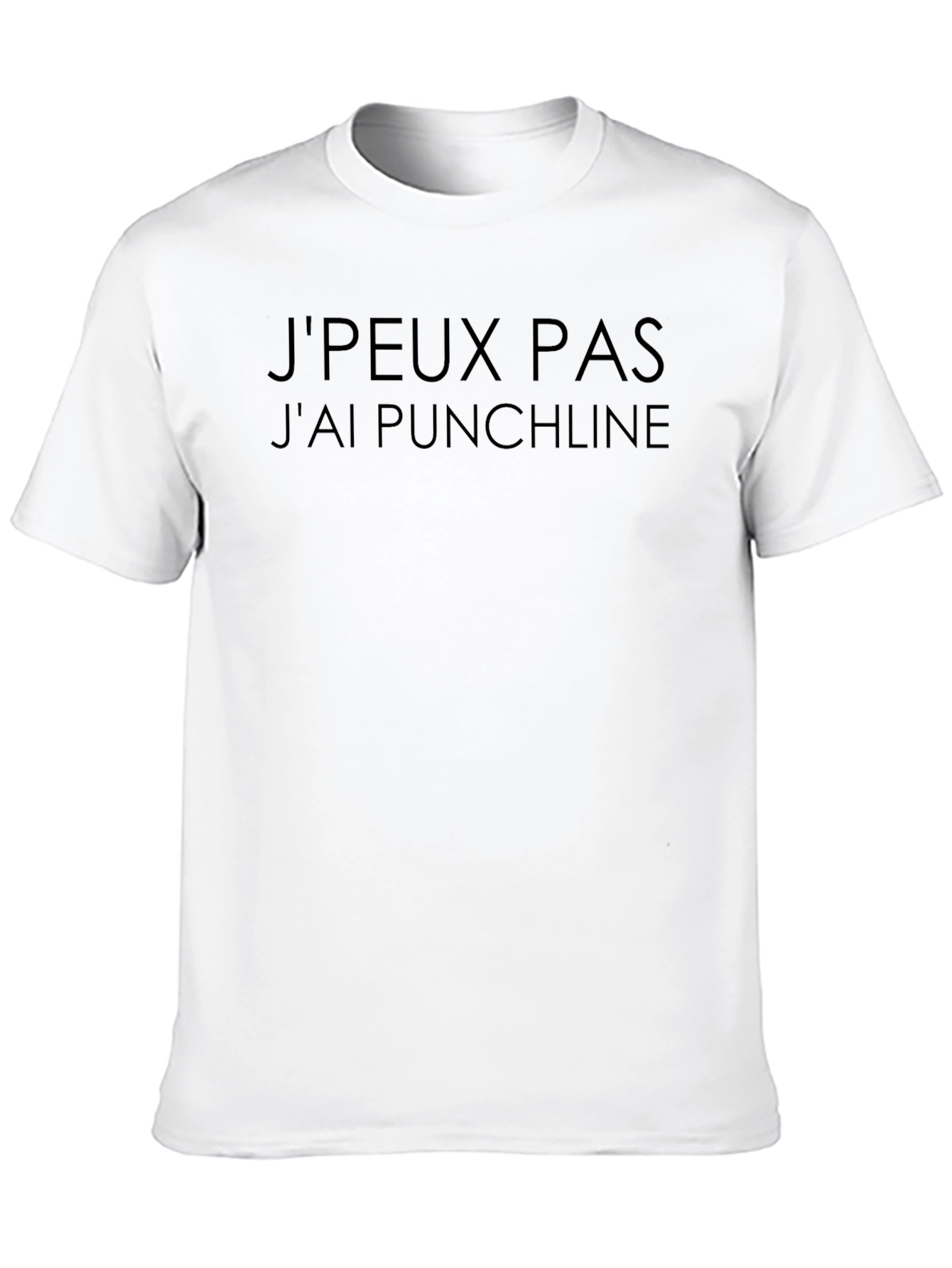 Jpeux Pas Jai Punchline Black T-Shirt