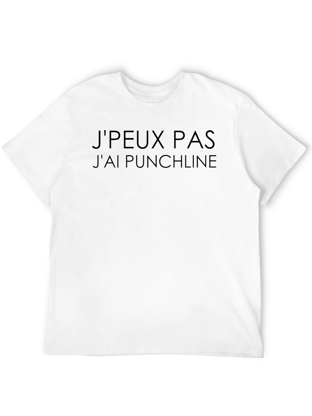 Jpeux Pas Jai Punchline Black T-Shirt