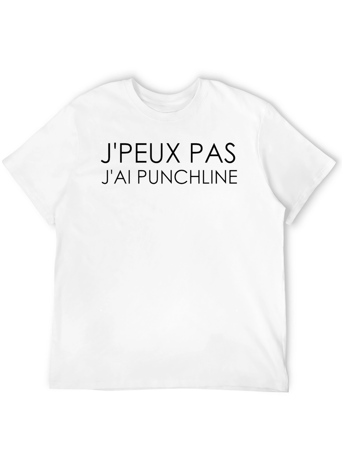 Jpeux Pas Jai Punchline Black T-Shirt