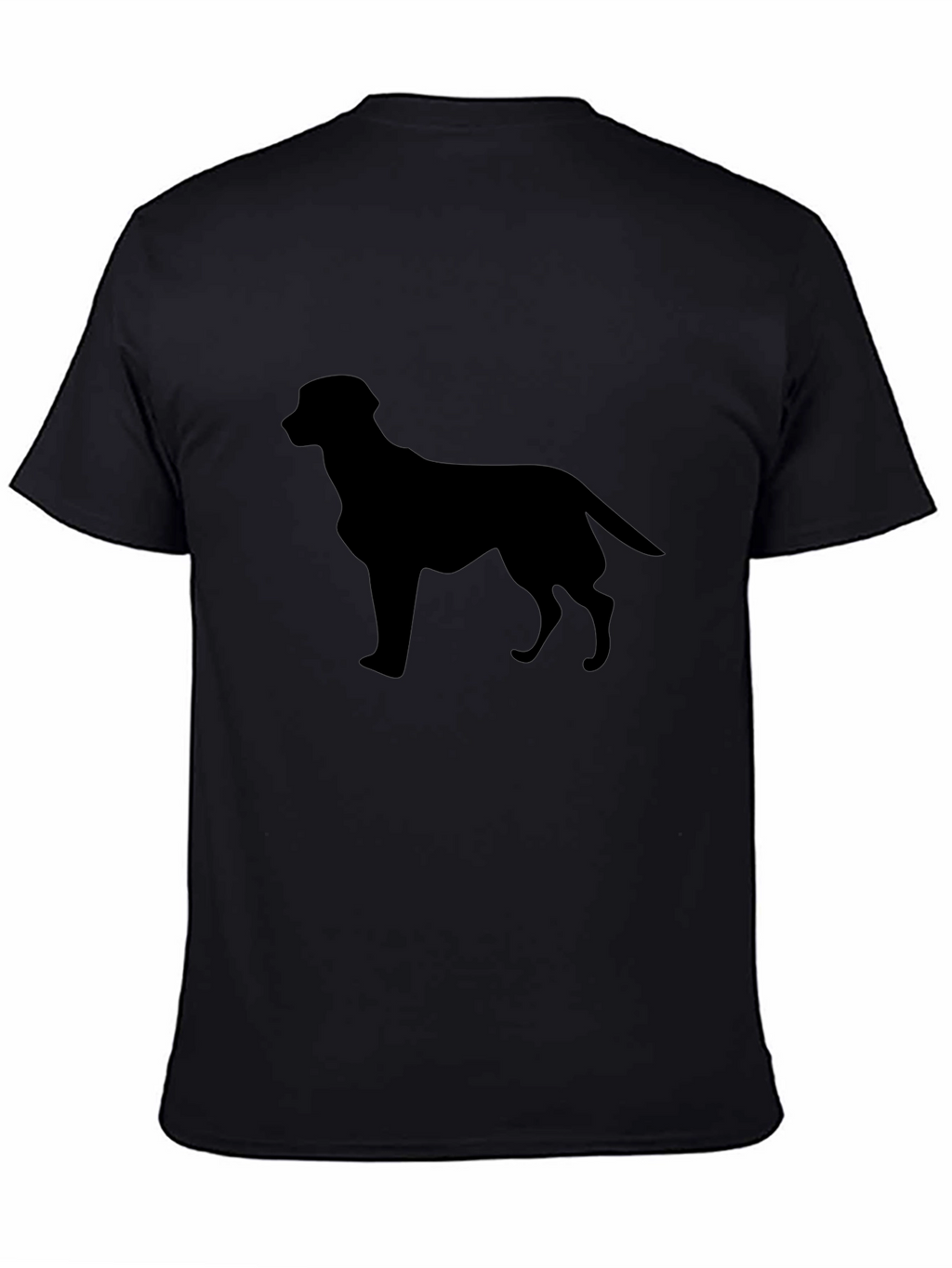 Black Dog Silhouette Graphic Tee