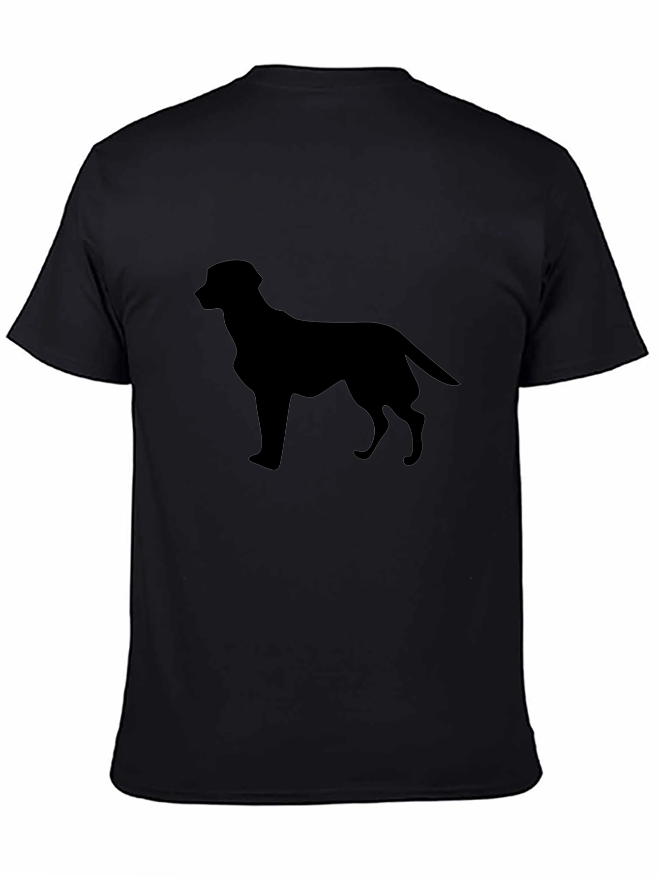 Black Dog Silhouette Graphic Tee