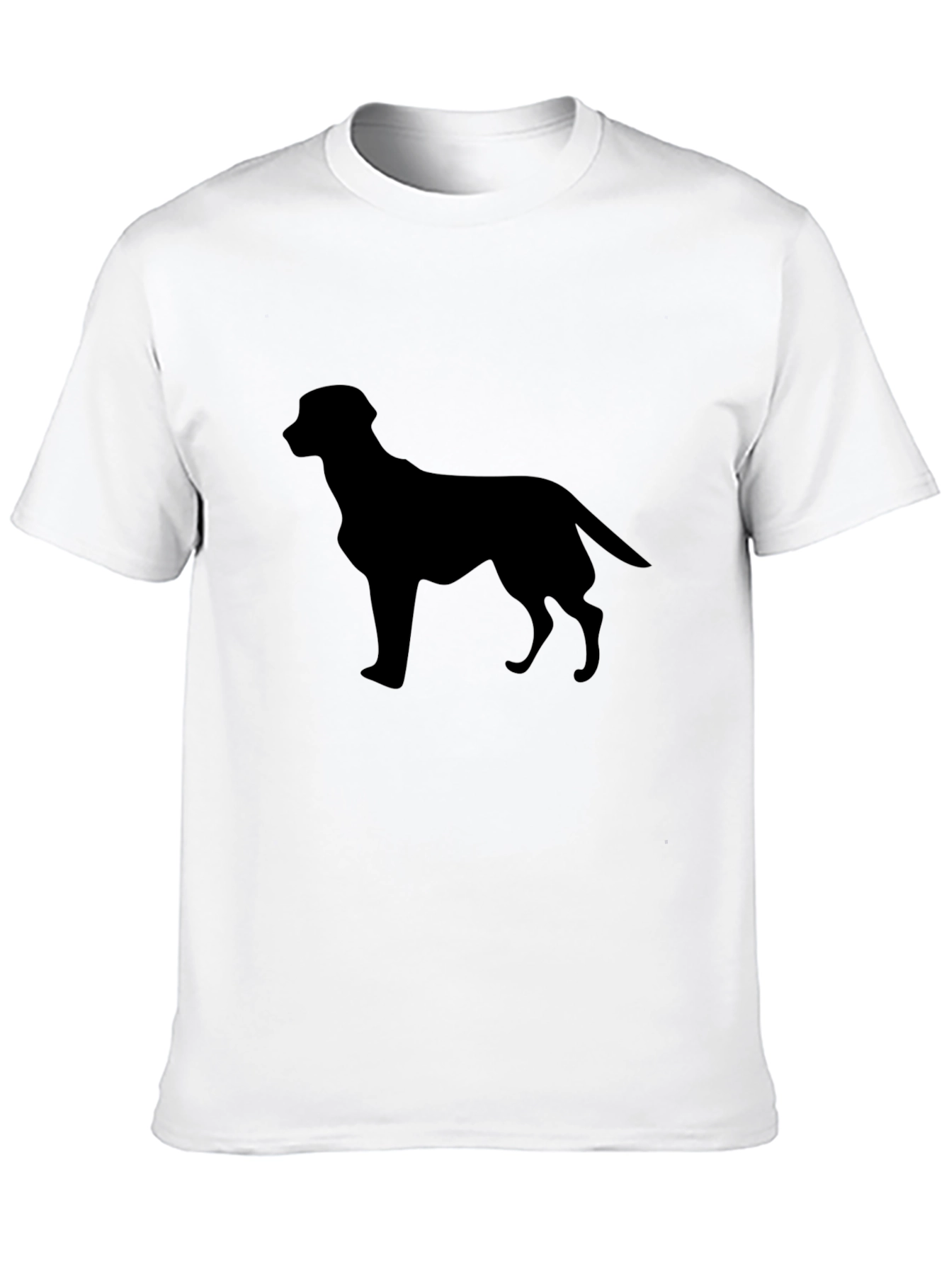 Black Dog Silhouette Graphic Tee
