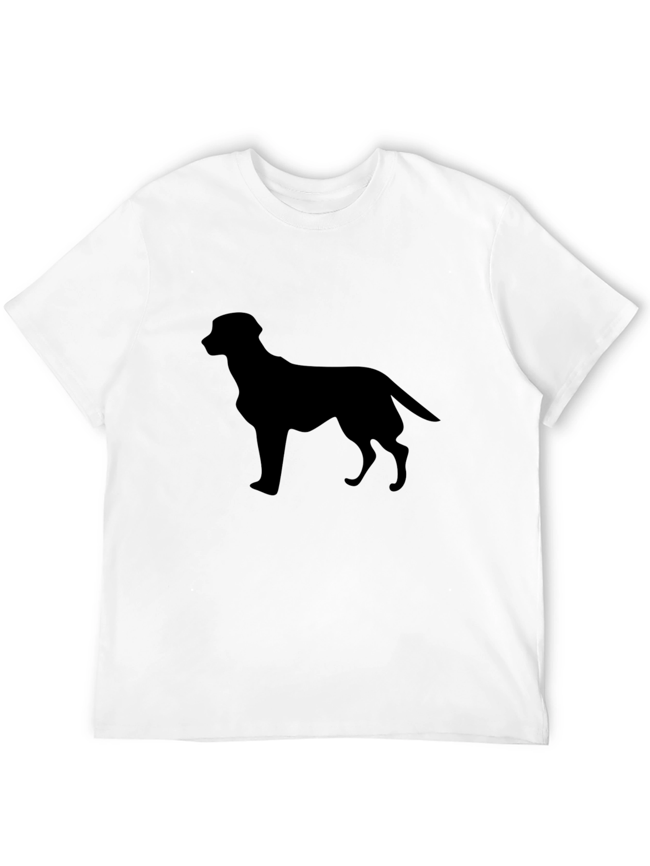 Black Dog Silhouette Graphic Tee