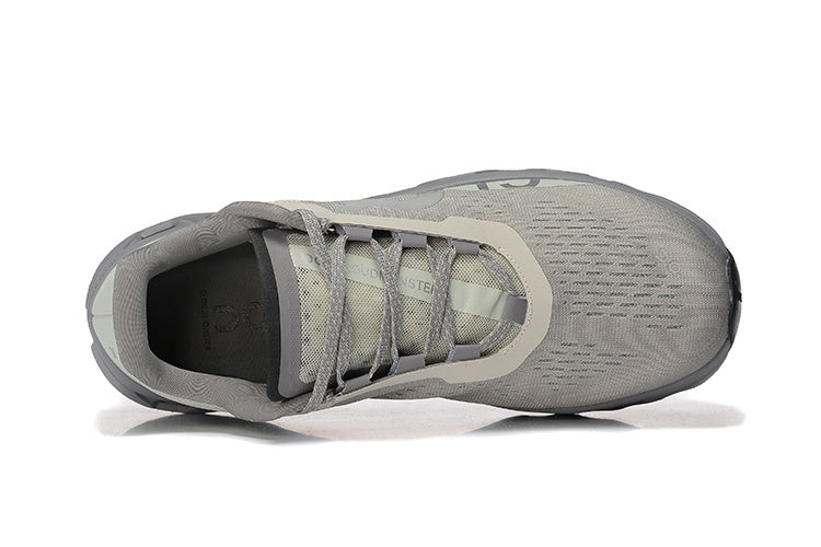 On Running Cloudmonster Sneakers Ice White | Metallic Gray