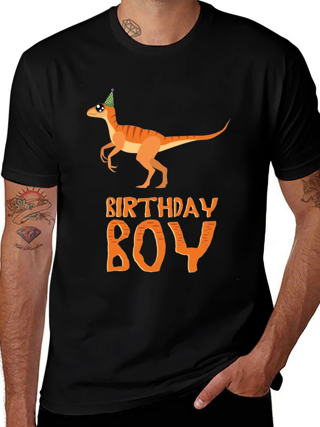 Birthday Boy T-Shirt Dinosaur Party Tee