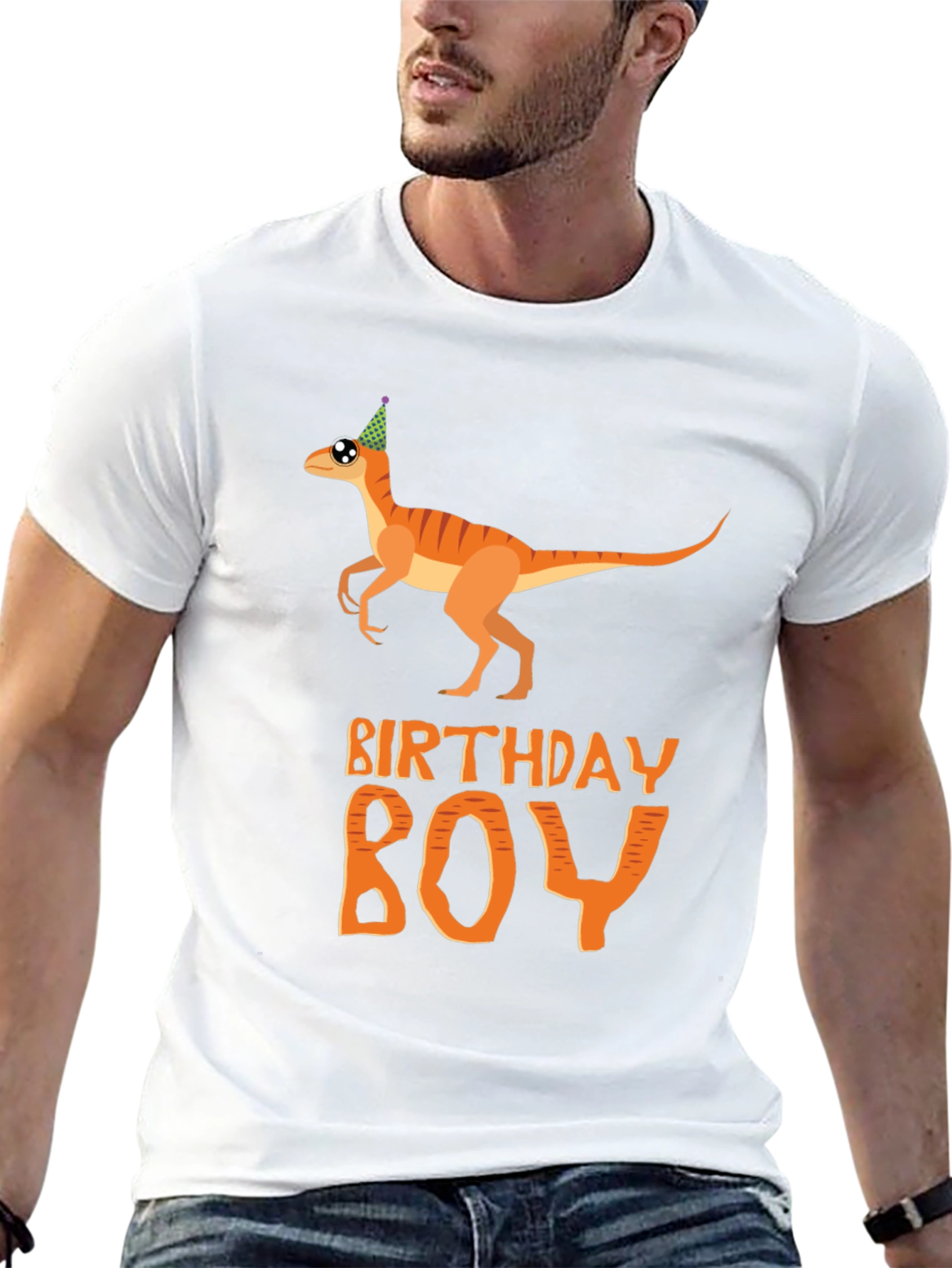 Birthday Boy T-Shirt Dinosaur Party Tee